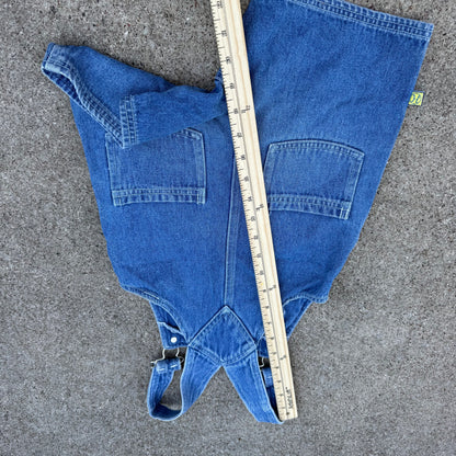 Vintage Y2K Blues Clues Baseball Denim Overalls - 4T