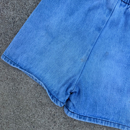 Vintage Basic Editions Paper Bag Denim Shorts - 4T
