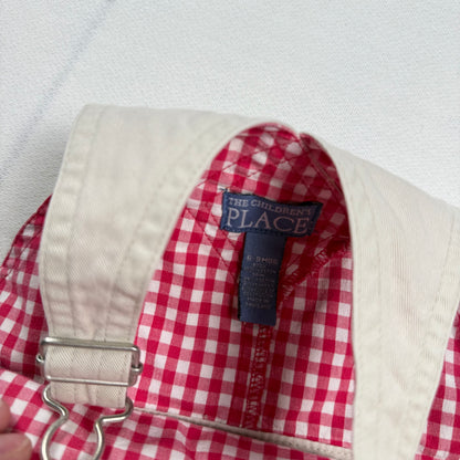 Y2K Children's Place Strawberry Khaki Overalls - 6/9 Months