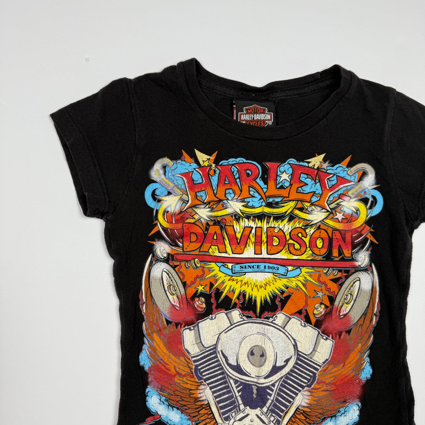 Y2K Harley Davidson T-Shirt - 2/4T