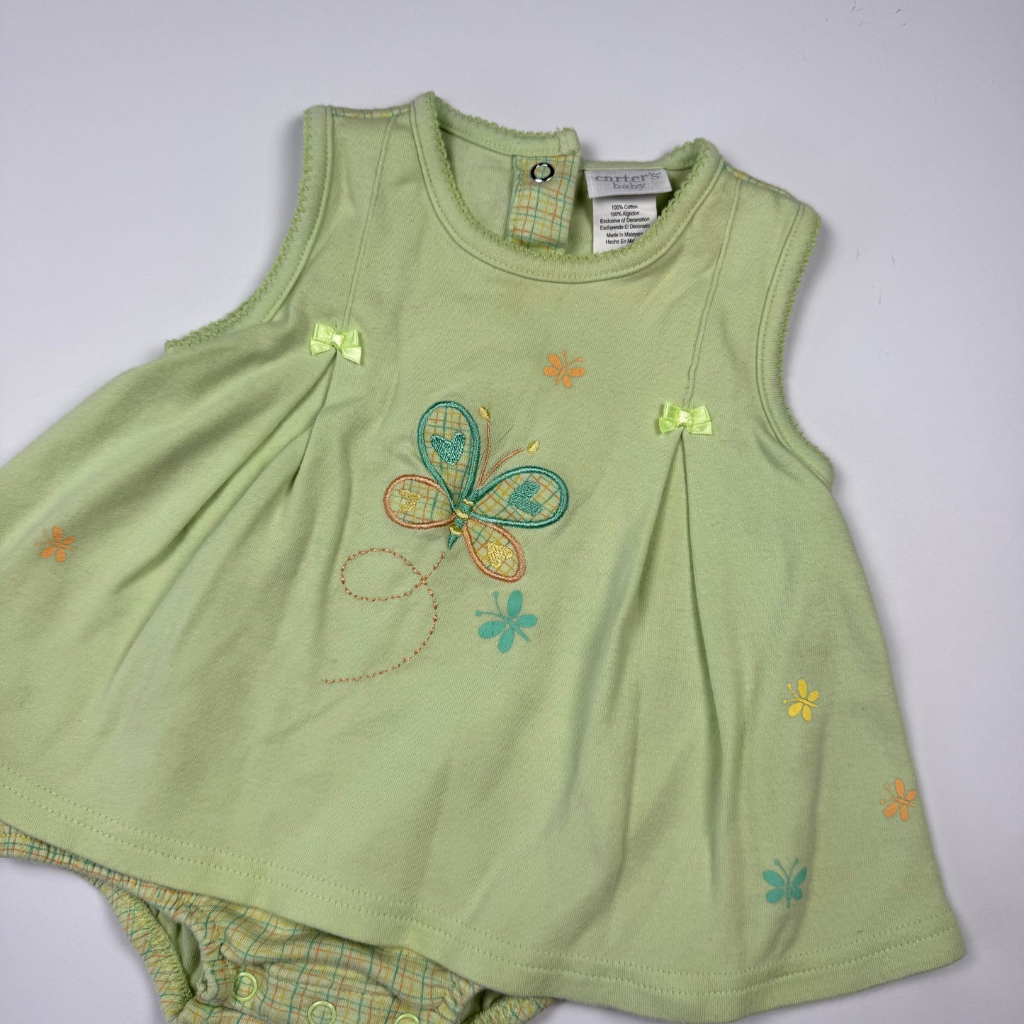 Y2K Carters Butterfly Romper - 3/6 Months