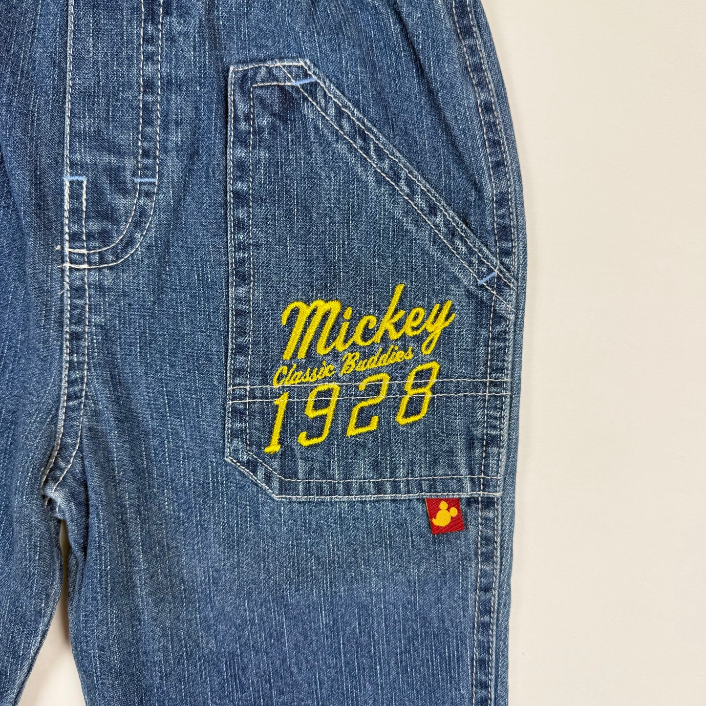 Vintage Y2K Mickey Mouse Jeans - 2T