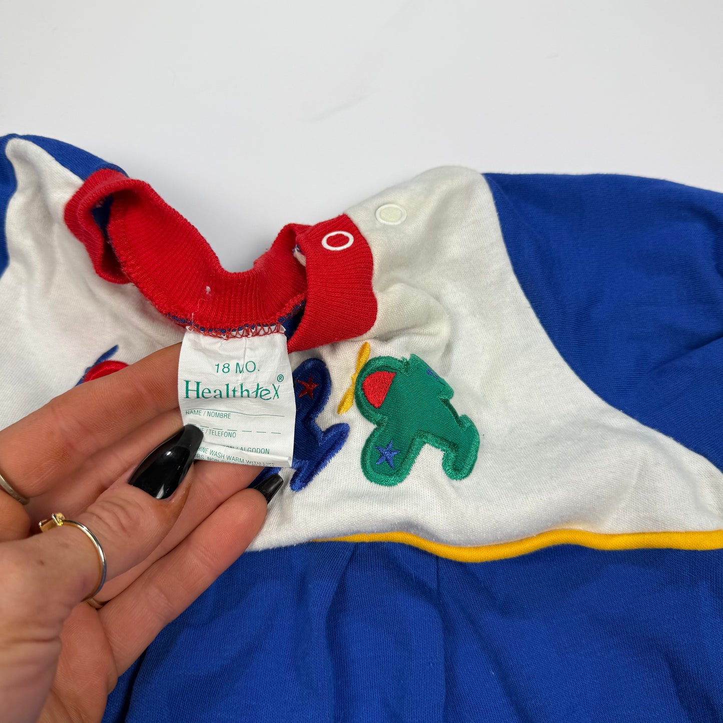 Vintage HealthTex Airplane Romper - 18 Months