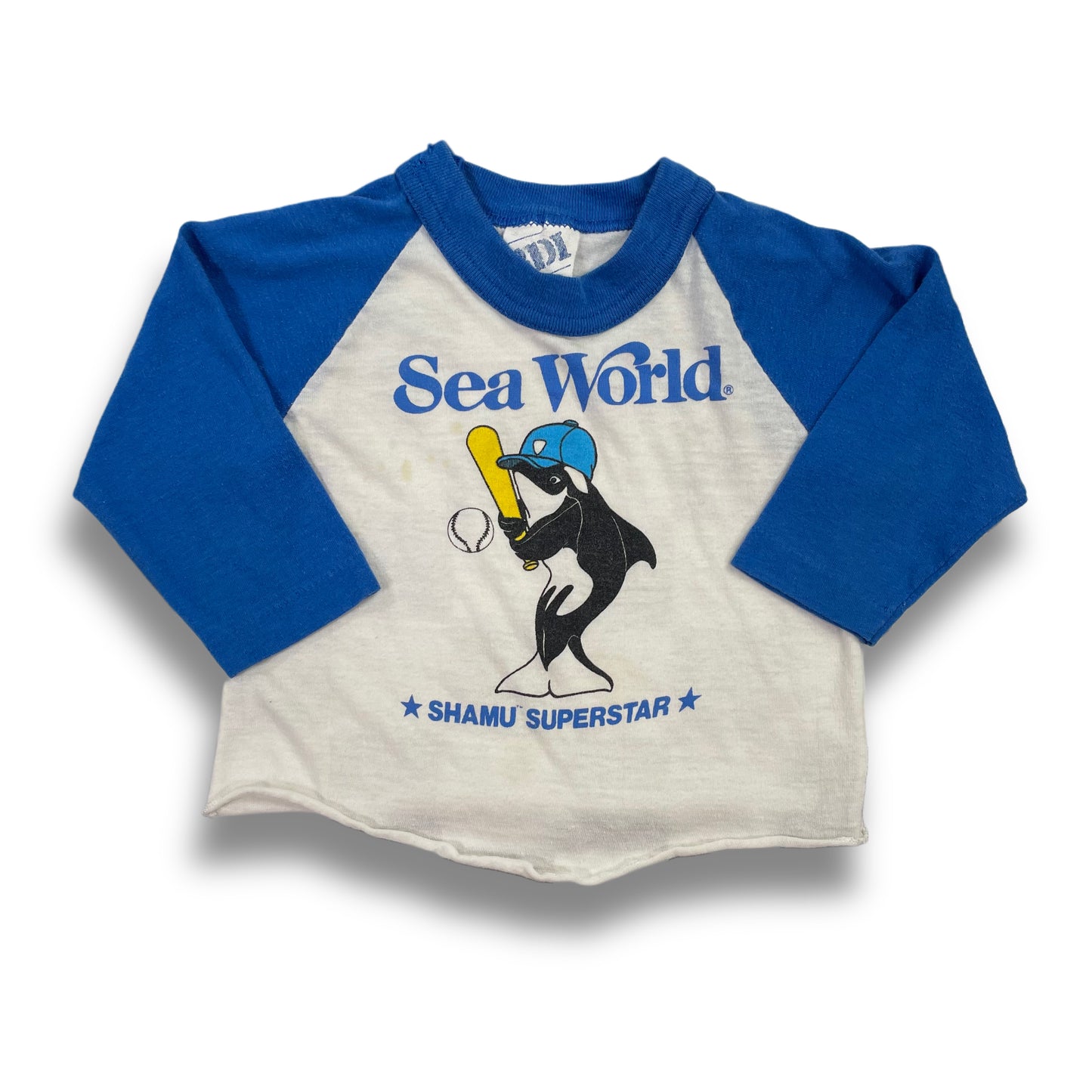 Vintage Seaworld Shamu Baseball Tee - 12 Months