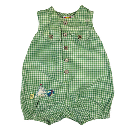Vintage Peek-A-Boo Sand Castle Romper - 0/3 Months