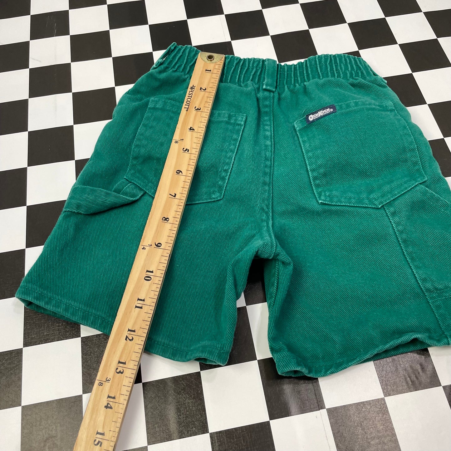 Vintage Oshkosh B'Gosh Green Bermuda Shorts - 4T