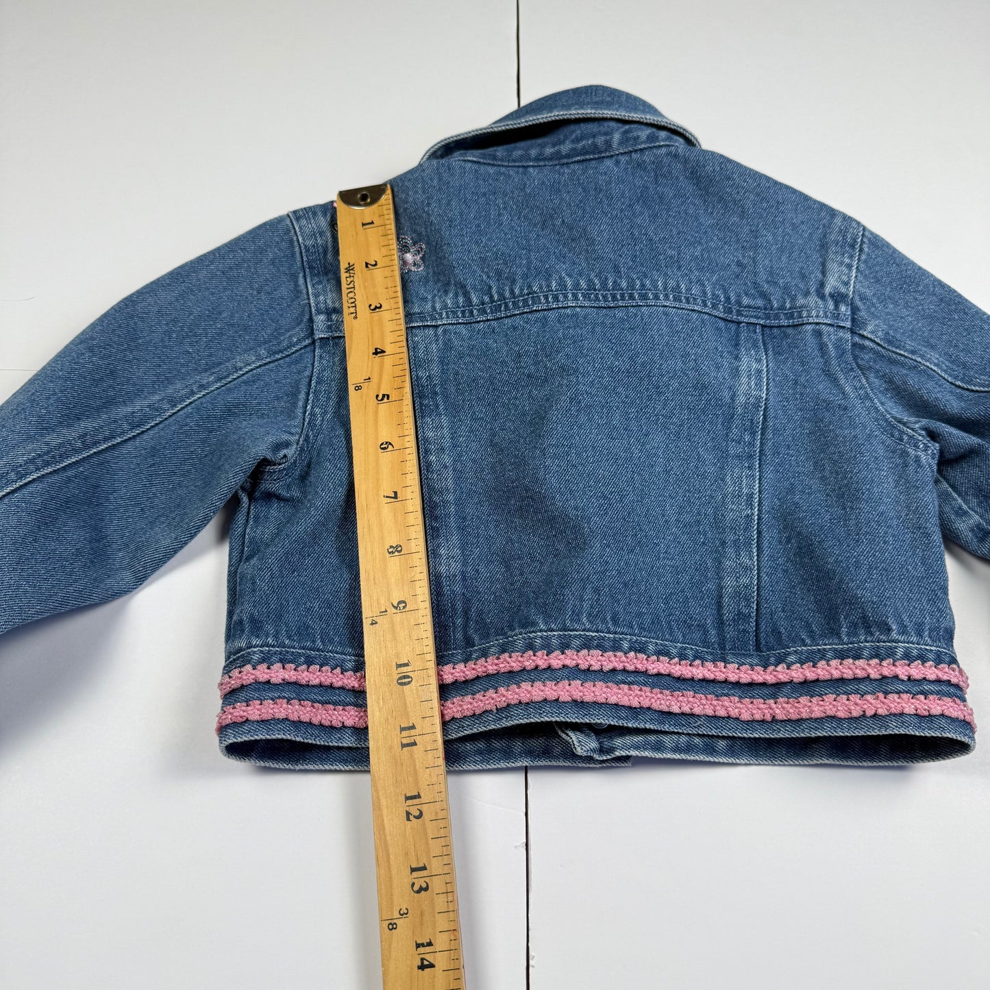 2001 Vintage Y2K Barbie Denim Jacket - 4/5T