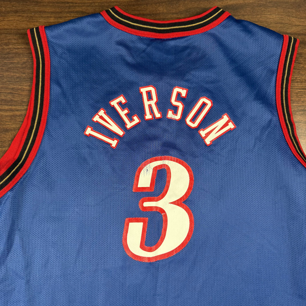 Vintage Champion Philadelphia 76ers Jersey - Youth Large