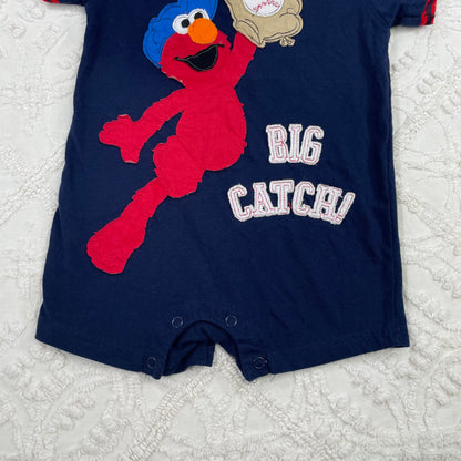 2010 Elmo Baseball Romper - 18 Months