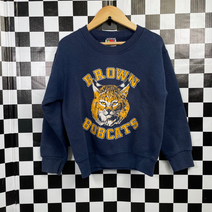 Vintage Brown Bobcats Sweatshirt - 5T