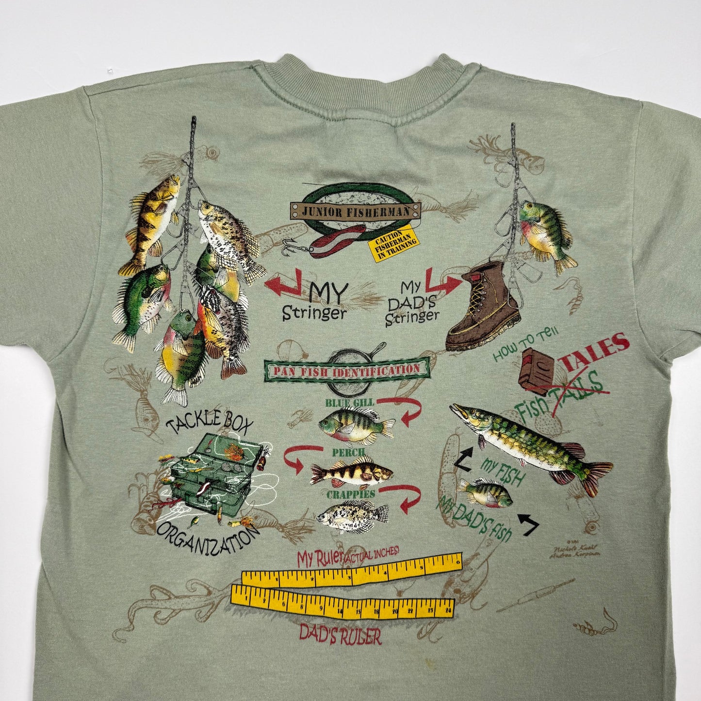 Y2K Fishing T-Shirt - Youth Medium