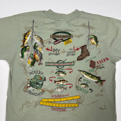 Y2K Fishing T-Shirt - Youth Medium