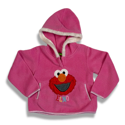 Y2K 2007 Elmo Fleece Hoodie - 3T