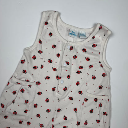 Vintage Lady Bug Romper - 24 Months