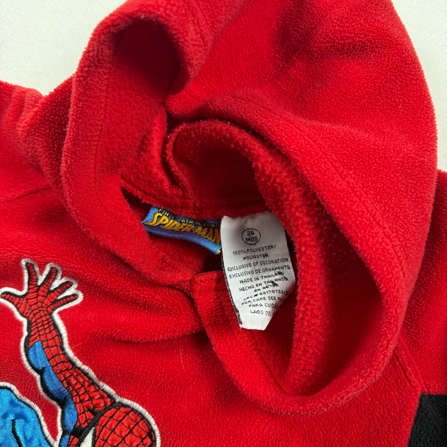 2007 Spider-Man Fleece Sweatshirt - 24 Months