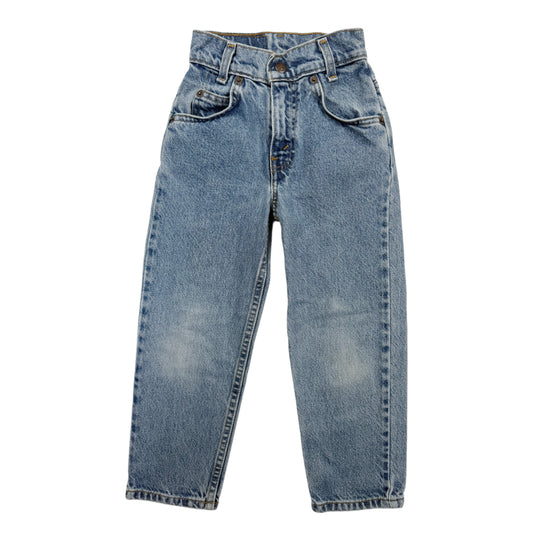 Vintage 1980's Levi's 550 Orange Tab Denim Jeans - Size 6 Slim