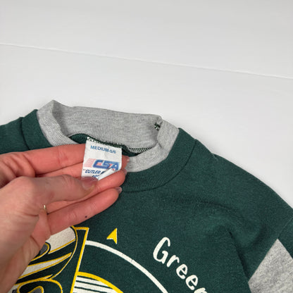 Vintage 1990's Greenbay Packers Crewneck Sweatshirt - 3/4T