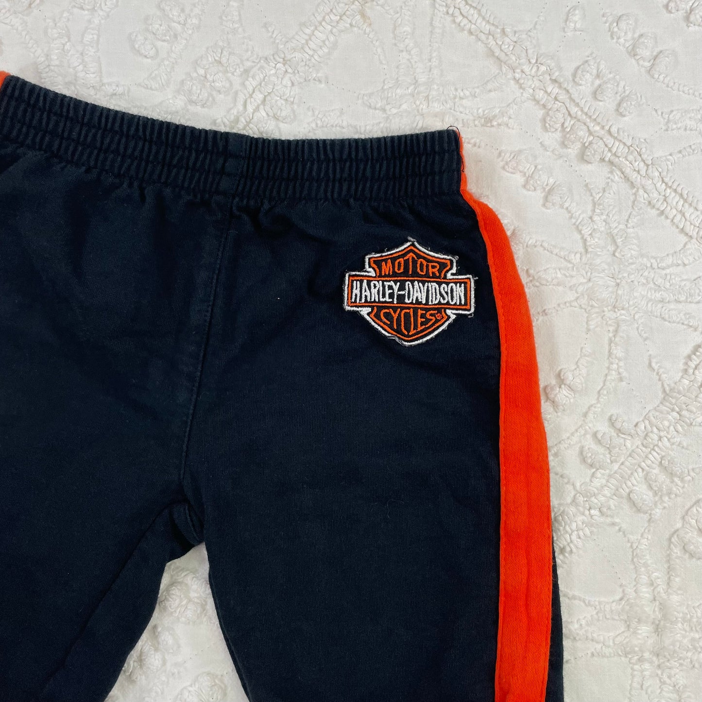 Y2K Harley Davidson Sweatpants - 6/9 Months