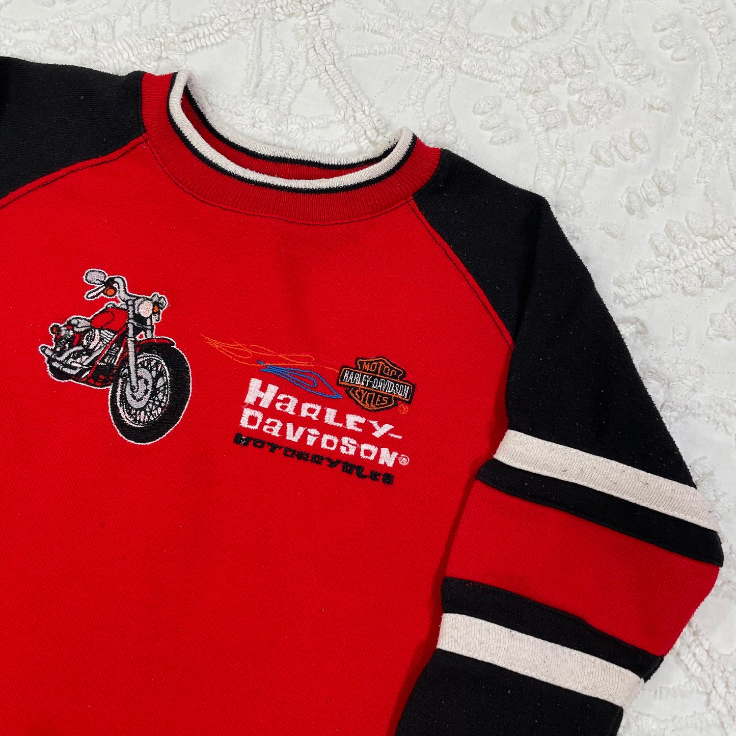 Y2K Harley Davidson Long Sleeved Shirt - 2T