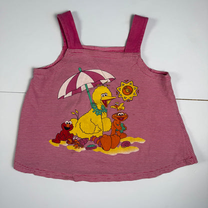 Vintage 1990's Sesame Street Beach Two Piece Set - 2T