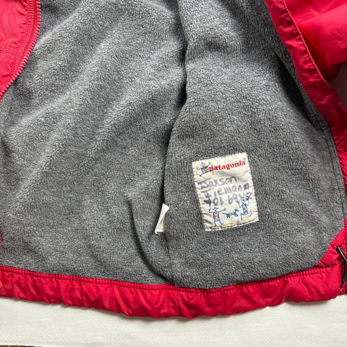 Vintage 1990's Patagonia Fleece Lined Winter Jacket - Youth 6