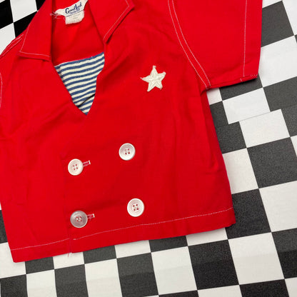 Vintage 1960's Collared Shirt - 2T