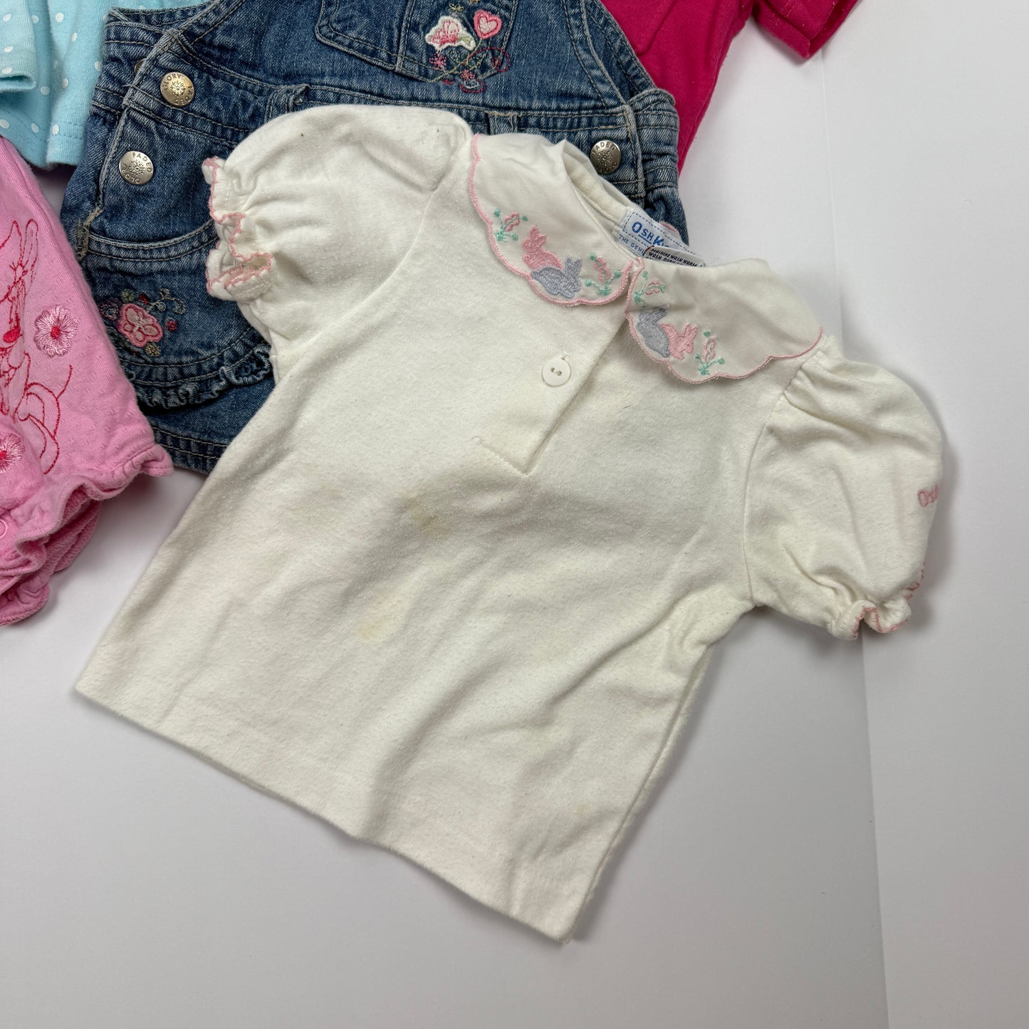 Baby Girl's Vintage Y2K Clothing Bundle 12 Months