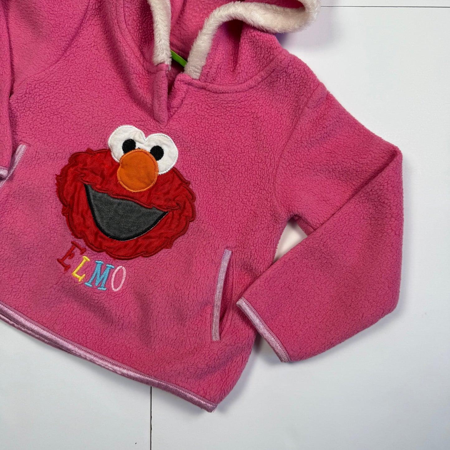 Y2K 2007 Elmo Fleece Hoodie - 3T