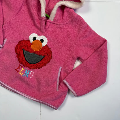 Y2K 2007 Elmo Fleece Hoodie - 3T