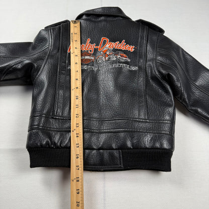 Vintage Y2K Harley Davidson Jacket - 4/5T