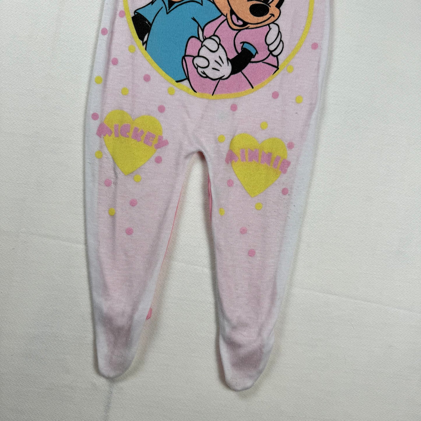 Vintage Mickey and Minnie Disney Sleeper - 6/9 Months