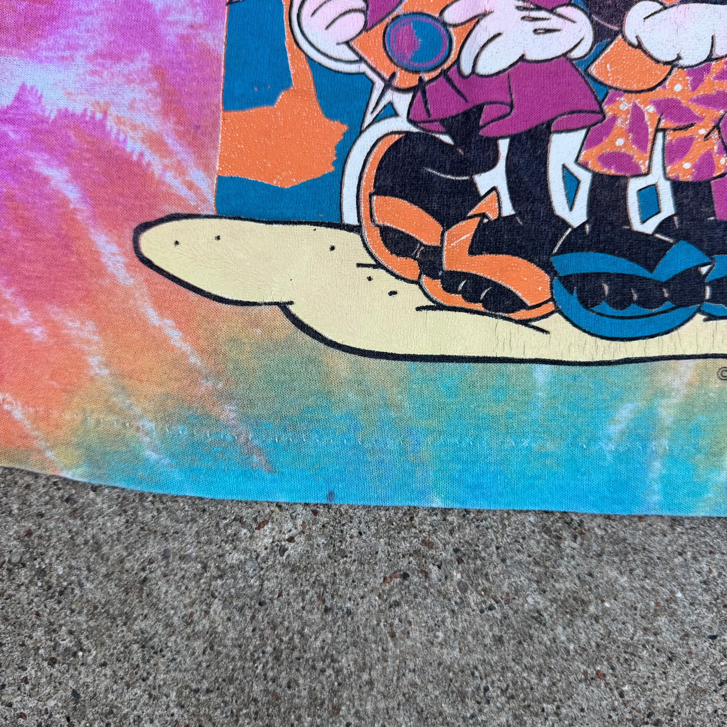 Vintage Mickey Tie Dye T-Shirt - 2/3T