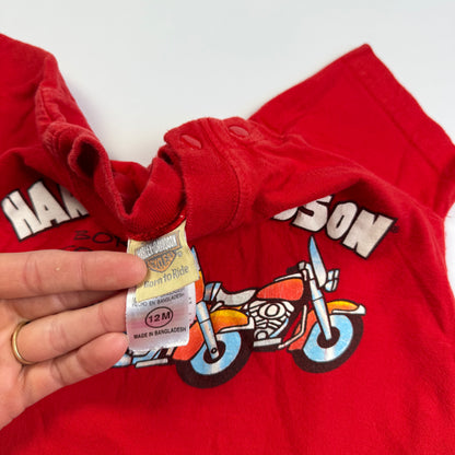 Y2K 2000's Harley Davidson Romper - 12 Months