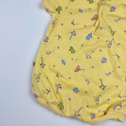 1999 Carters Animal Romper - 3/6 Months