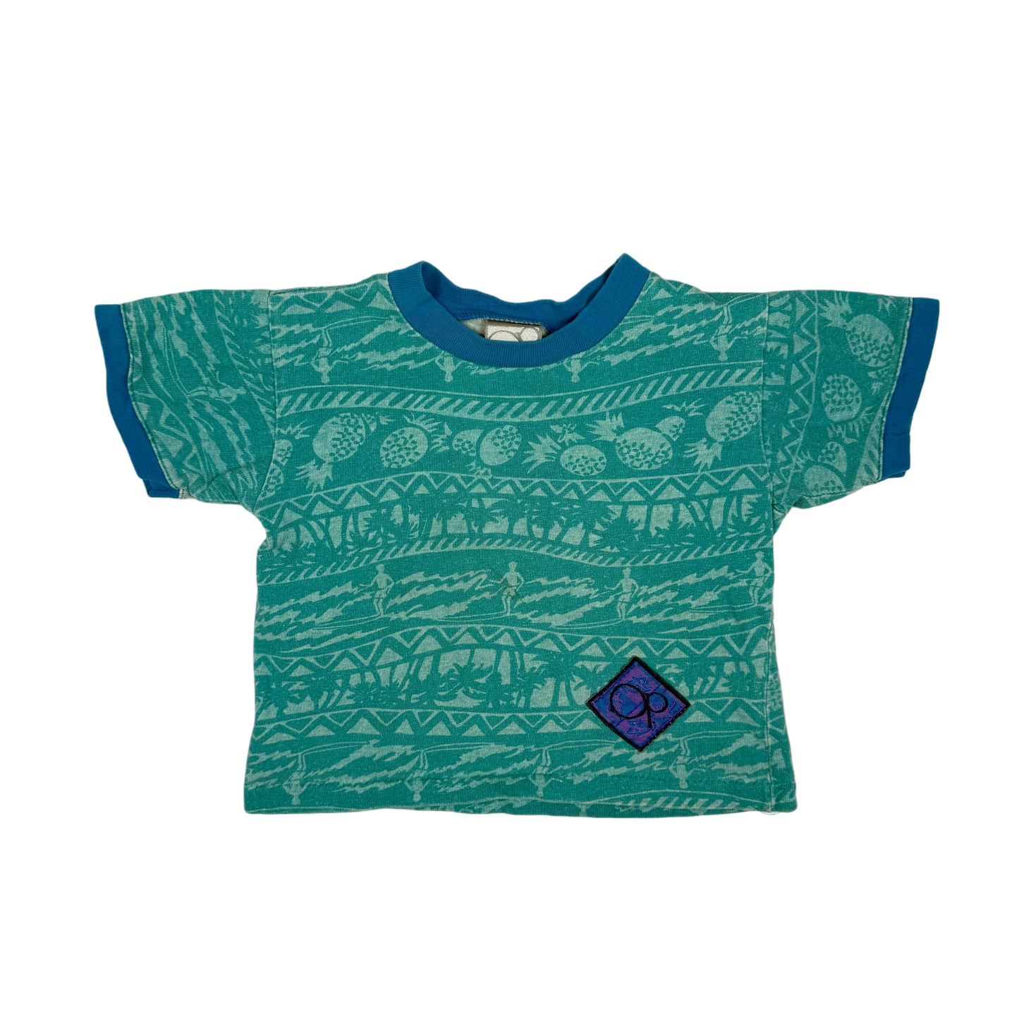 Vintage Ocean Pacific Funky Print T-Shirt - 18/24 Months