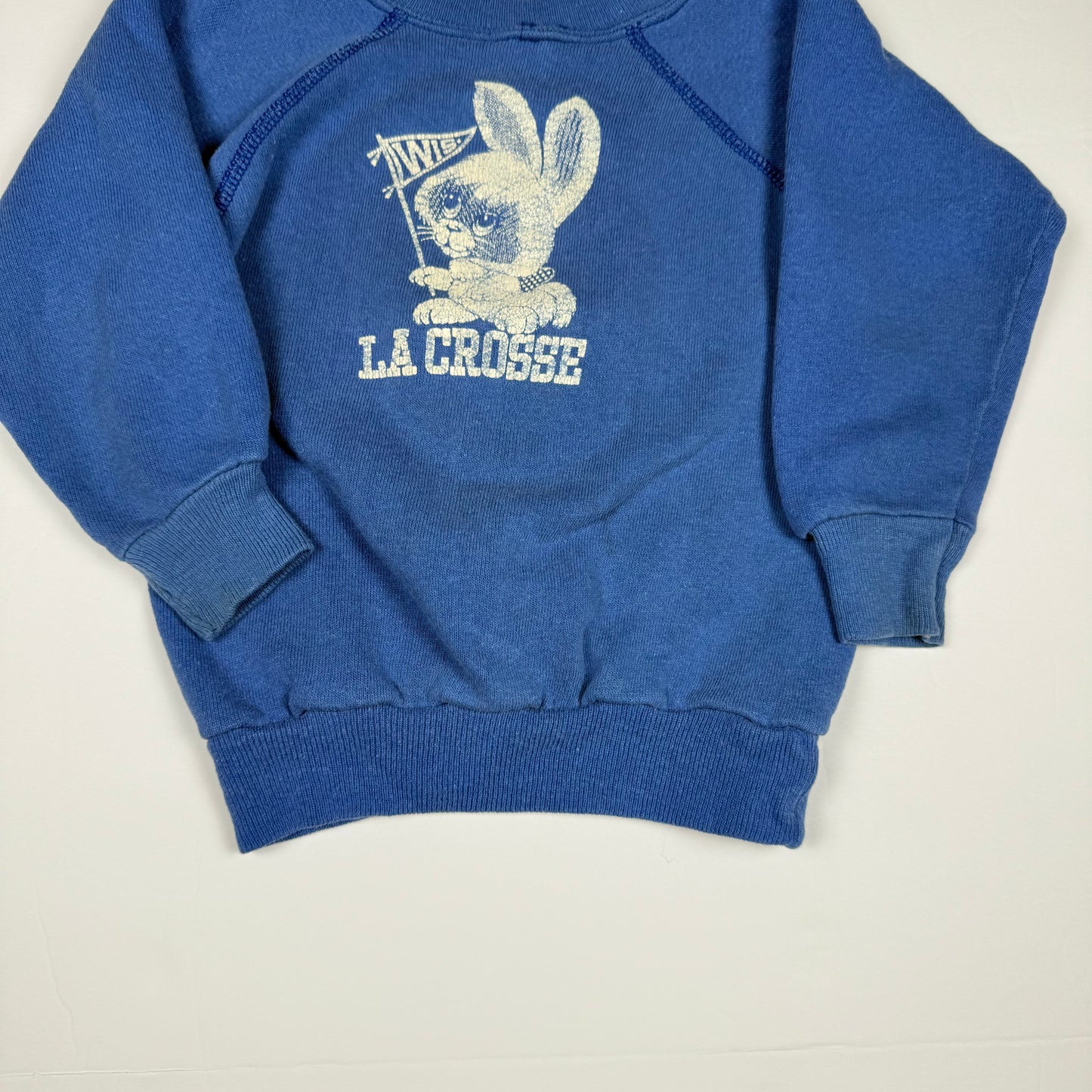 Vintage 1960's/1970's Lacrosse Wisconsin Bunny Sweatshirt - 2/3T