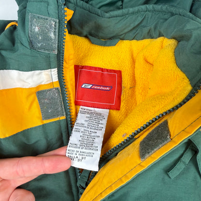 Vintage Green Bay Packers Winter Jacket - 3T