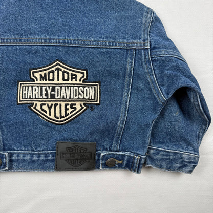 Vintage Y2K Harley Davidson Denim Jacket - Toddler 2T