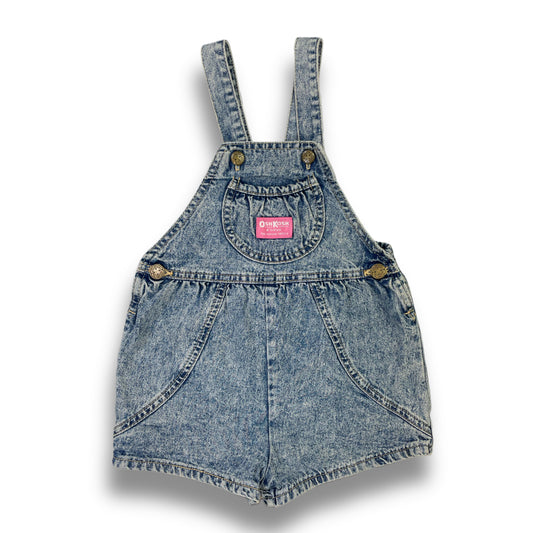 Vintage Oshkosh B'Gosh Acid Washed Bubble Overalls - 5T