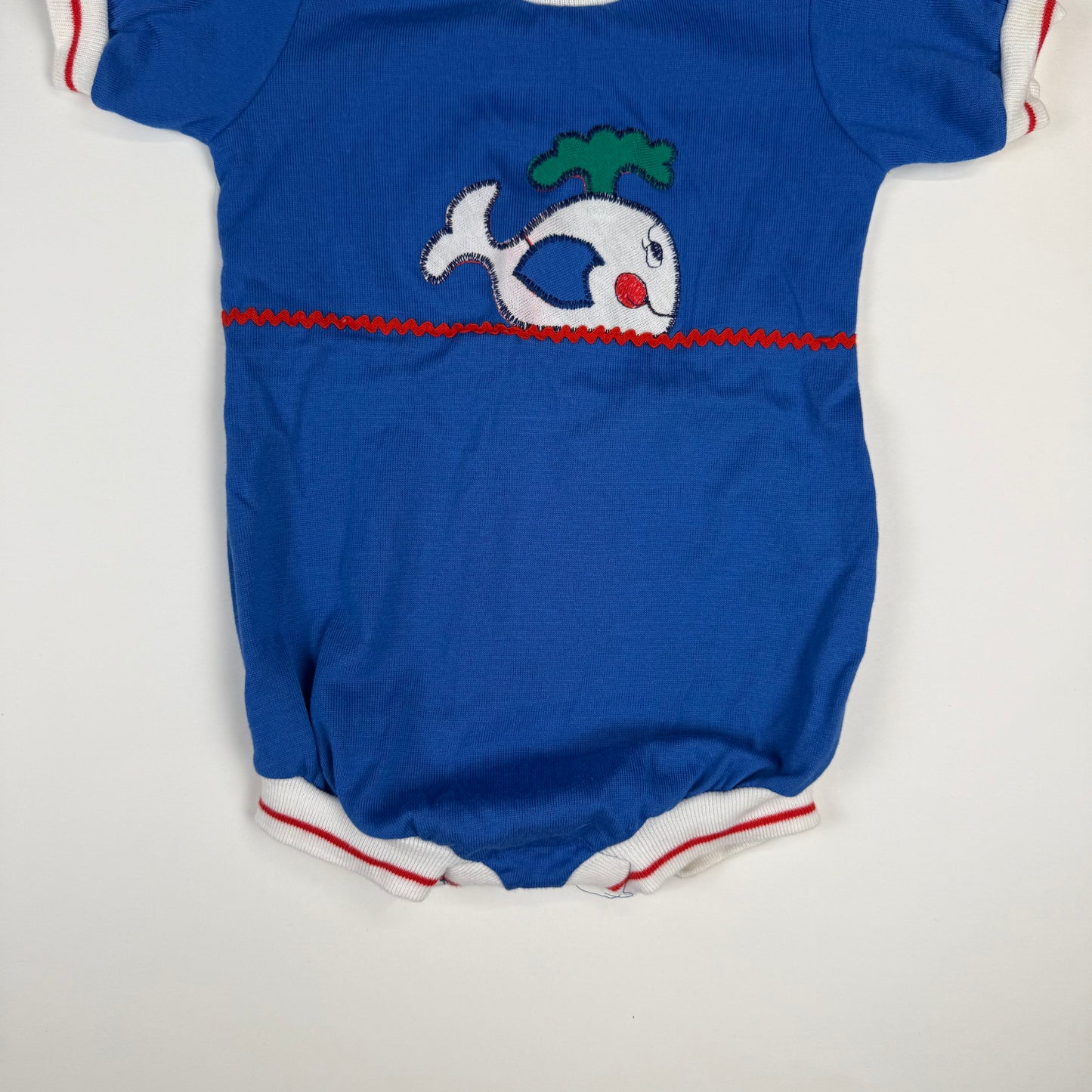 Vintage 1980's Health-Tex Whale Onesie - 18 Months