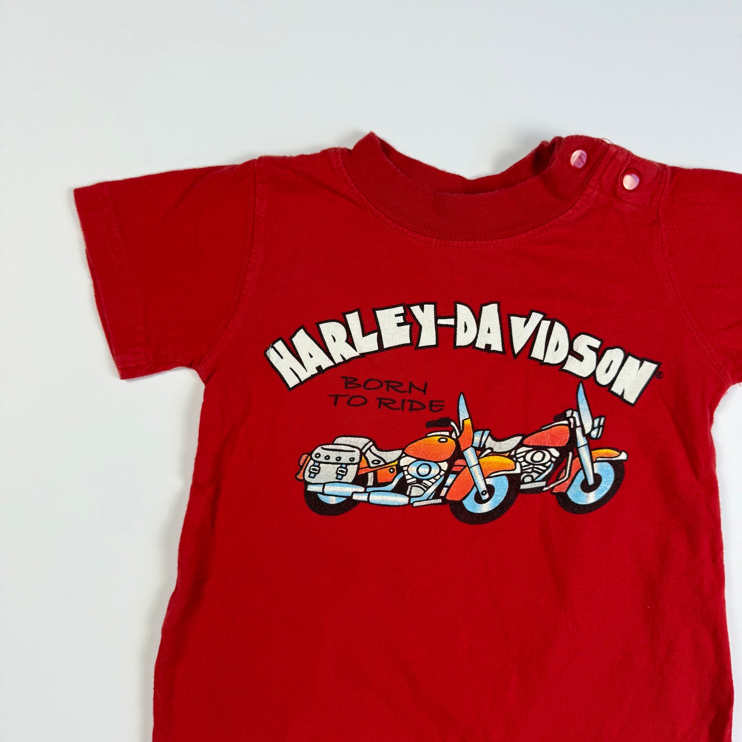 Y2K 2000's Harley Davidson Romper - 12 Months