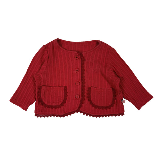 Y2K US Polo Button Down Cardigan - 18 Months