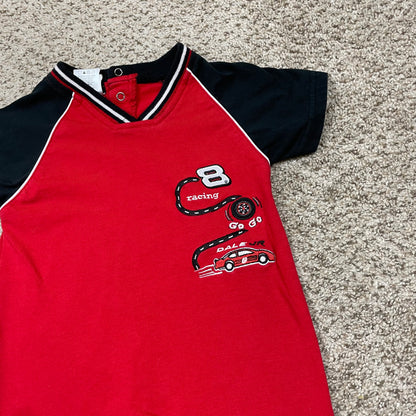 Y2K Dale Jr Nascar Romper - 12 Months