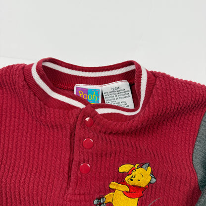 Vintage Y2K Winnie the Pooh Hockey Onesie - 24 Months