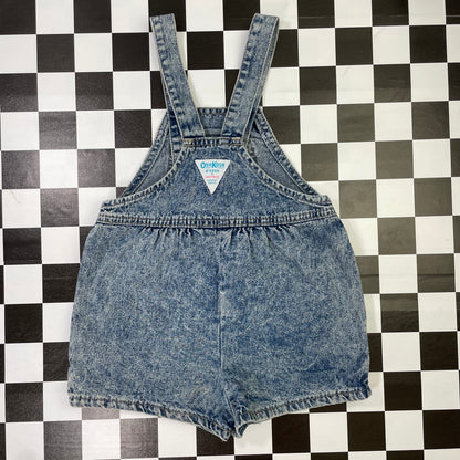 Vintage Oshkosh B'Gosh Acid Washed Bubble Overalls - 5T