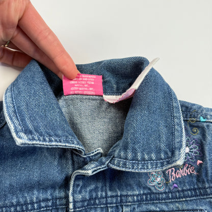 2001 Vintage Y2K Barbie Denim Jacket - 4/5T