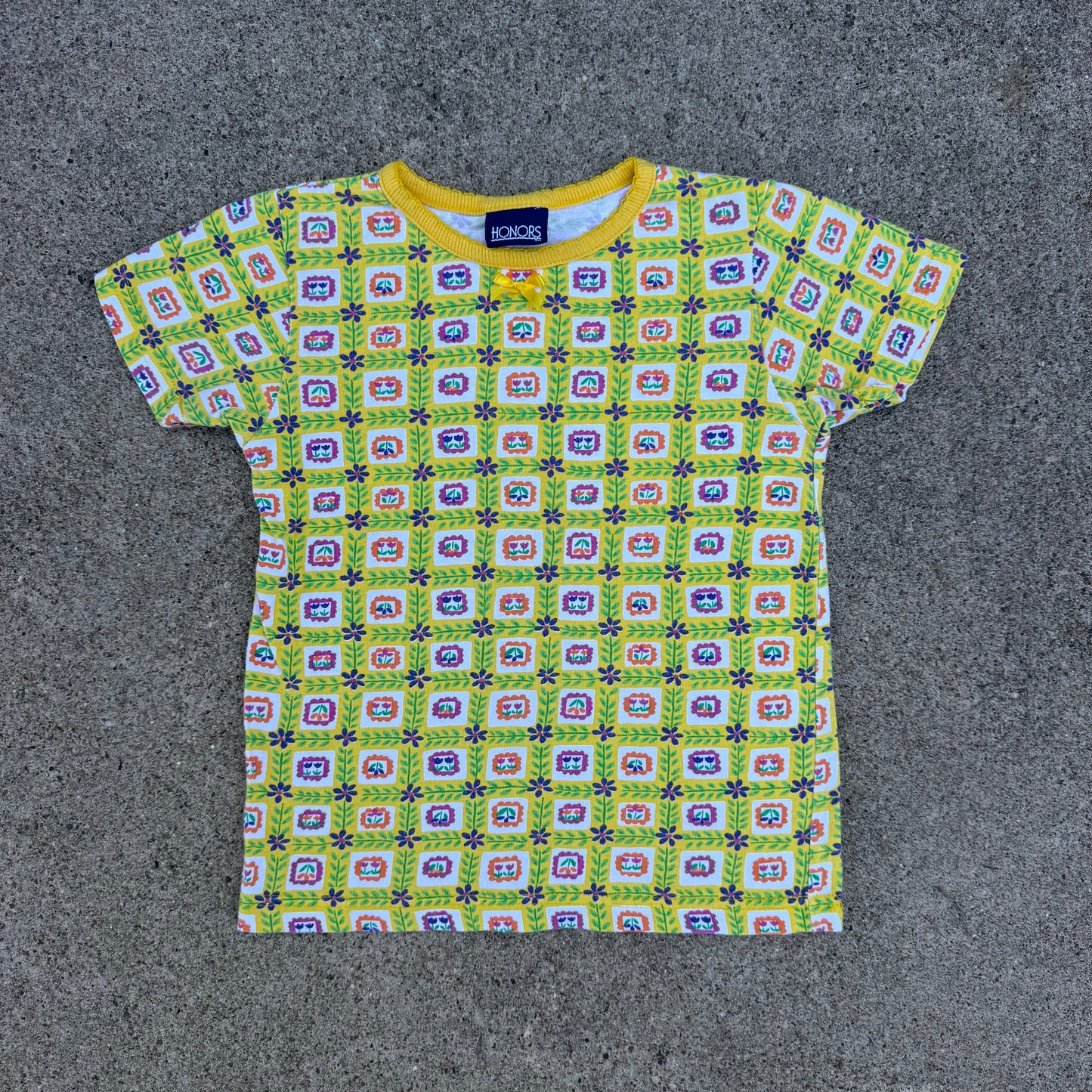 Vintage Y2K Honors Two Piece Yellow Flower Set - 4T