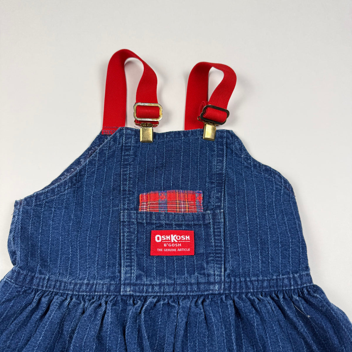 Vintage Oshkosh B'Gosh Cat Denim Dress - 4T