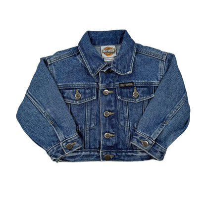 Vintage Y2K Harley Davidson Denim Jacket - Toddler 2T