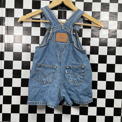 Vintage Y2K Levi's Denim Shortalls - 2T